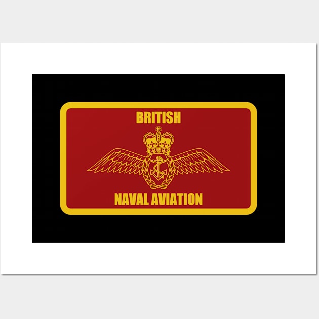 British Naval Aviation Patch Wall Art by Tailgunnerstudios